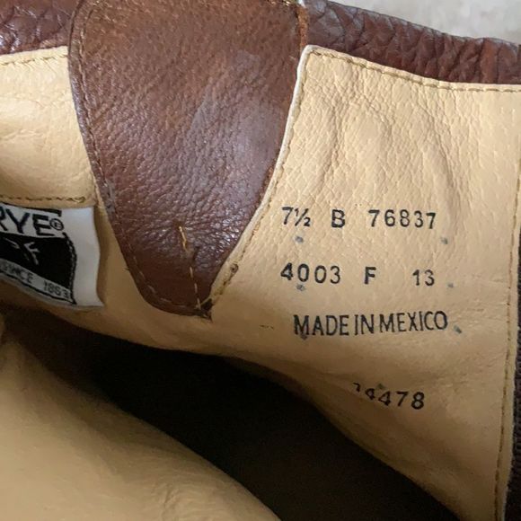 Frye Karla Engineer Short Soft Vintage Brown Buckle Boots Sz 7.5 B - Picture 10 of 11